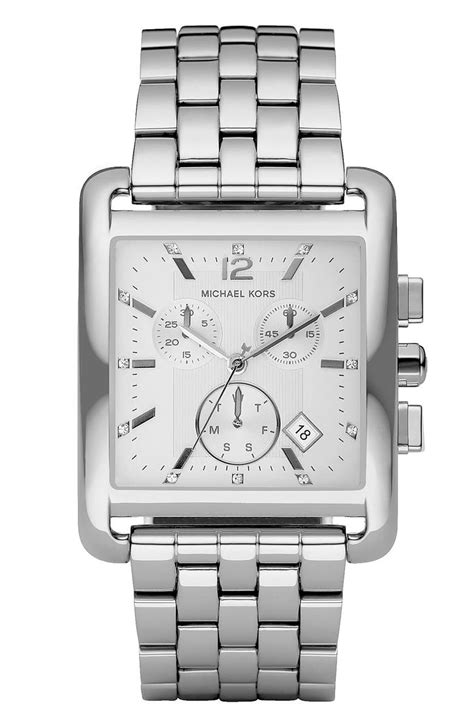 michael kors rectangle watch|michael kors watches men's.